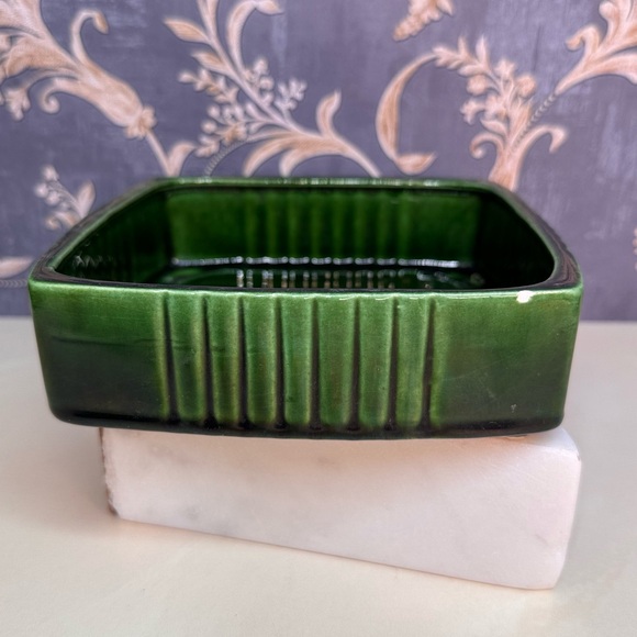 Vintage Valley Vista 153 California USA Pottery Rose Square Trinket Box with Lid - Picture 6 of 13